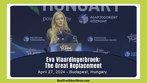 💥🌎 Eva Vlaardingerbroek: "The Great Replacement" If We Don't Wake Up Our Civilization Will Be Replaced by Mass Migration