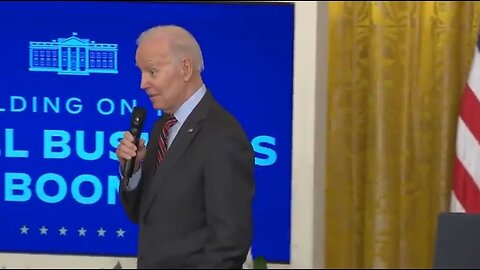Biden: I Came For The Chocolate Chip Ice Cream