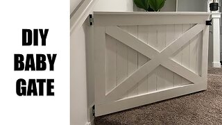 How To Make A DIY Baby Gate | DIY Dog Gate