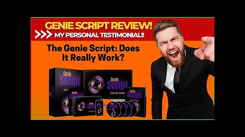 GENIE SCRIPT REVIEW - The Genie Script: Does It Really Work? My Personal Testimonial - GENIE SCRIPT