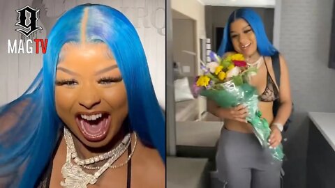 Chrisean Rock Wears A "Blueface" Wig While Giving Tour Of Her Trailer! 🥶