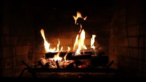 Fireplace Cozy Ambience, Relaxing Crackling Fire Sound