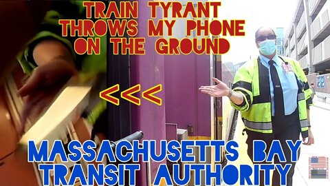Lady Tyrant Put In Her Place. Ego Check. Flexing Rights. Unconstitutional Orders. MBTA Salem. Boston