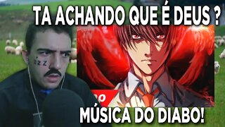 PASTOR REACT Rap do Kira (Death Note) - O DEUS DO NOVO MUNDO | NERD HITS