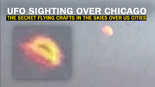 Most Recent UFO Sightings Caught on Camera 2023 - Glowing Lights over Chicago