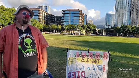 Live with Fatman InParadise at Ala Moana Park Protest Against Tyranny (?)