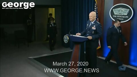 Space Force Commander Briefs News Media, March 27, 2020