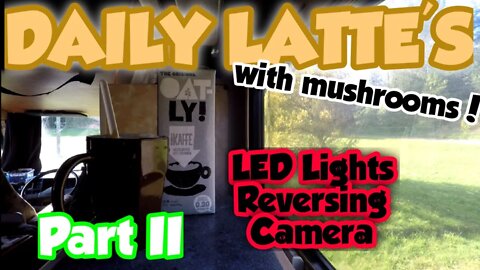 ☕ Daily Latte's with mushrooms🍄 | Led Lights and camera works!