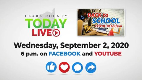 WATCH: Clark County TODAY LIVE • Wednesday, September 2, 2020