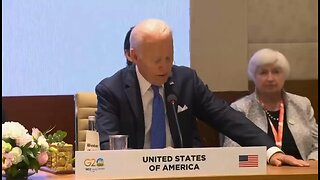Joe Biden Continues To Embarrass Us On The World Stage!!!