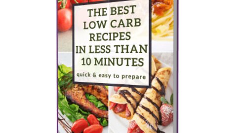 Bestselling cookbook "The best low carb recipes 100 copies 100% Guarantee: