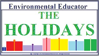 THE HOLIDAY ACTIVITIES/ACTIONS HAVE AN ENVIRONMENTAL IMPACT