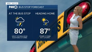 Morning Storms Forecast Again Tuesday