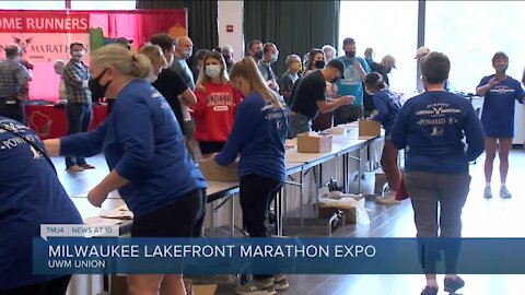 Milwaukee Lakefront Marathon expo held at UWM Union
