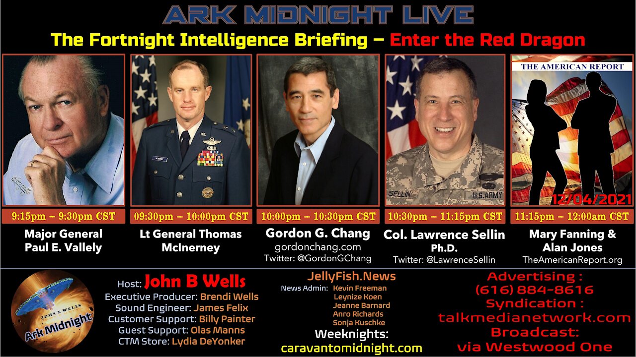 The Fortnight Intelligence Briefing - Enter the Red Dragon - John B Wells Live