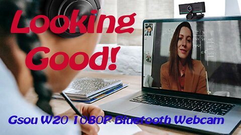 Gsou W20 1080P Bluetooth Webcam