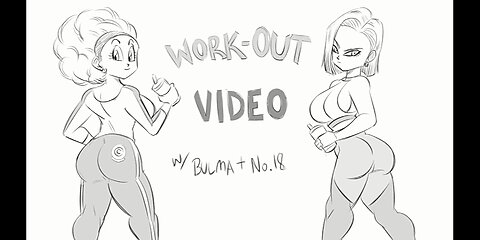 Dragon Ball ladies working out