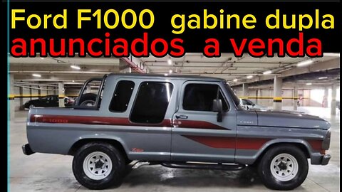 Ford F1000 gabine dupla a venda