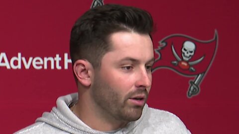 Baker Mayfield meets the Tampa media; says he'll "never" be Tom Brady
