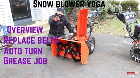 How To Replace Auger and Drive Belt Ariens Deluxe 28 PLUS Review Overview Comparison Auto Turn