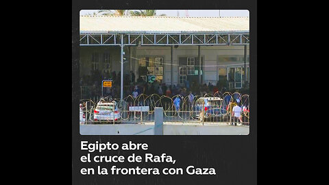 Egipto abrió la frontera en Rafa para evacuar a extranjeros y heridos desde Gaza