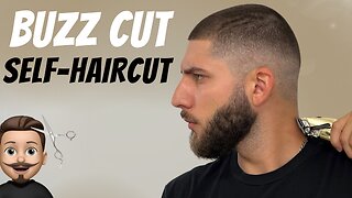 Super Clean Buzz Cut V Fade Self-Haircut Tutorial | How To Cut Your Own Hair