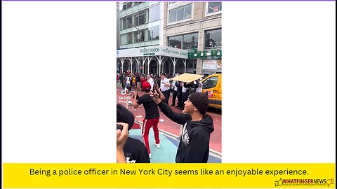Being a police officer in New York City seems like an enjoyable experience.