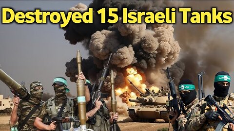 10 minute ago! Hamas Hezbollah's Metis-M rockets destroyed 15 Israeli tanks | game on