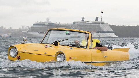 The Amphicar-770 | First Car that can run on land and sea