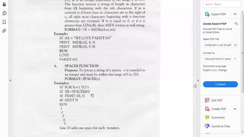 Class 10th | Computer | Lecture 2 | String and User Define Functions