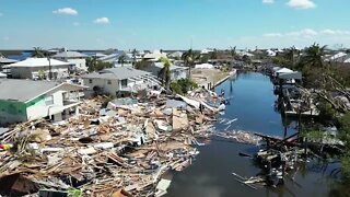 USAA releases footage of Hurricane Ian damage from disaster response team