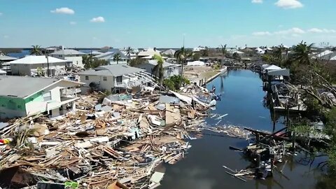 USAA releases footage of Hurricane Ian damage from disaster response team