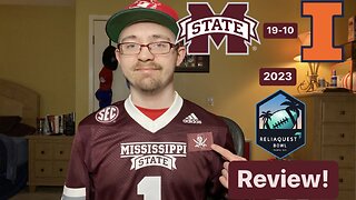 RSR5: Mississippi State Bulldogs 19-10 Illinois Fighting Illini 2023 ReliaQuest Bowl Review!