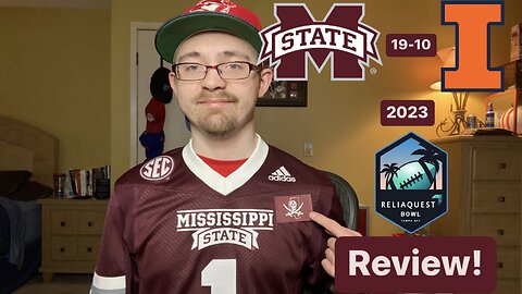 RSR5: Mississippi State Bulldogs 19-10 Illinois Fighting Illini 2023 ReliaQuest Bowl Review!