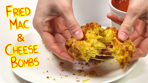 Fried mac & cheese balls recipe