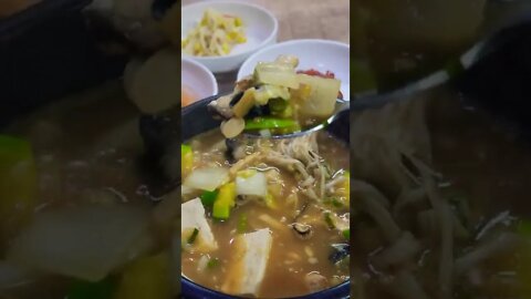 #shorts #cooking #happy #dinner #Korean Snail soybean paste soup!