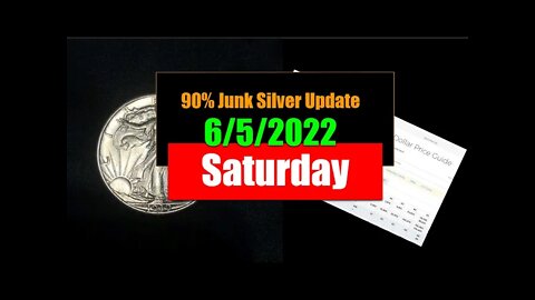 Junk Silver Weekend Update 6/5/22 - Why are Premiums on Junk Silver Still High As Spot Drops?