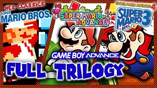 Super Mario Bros. Trilogy On GBA - Full Playthrough