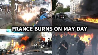 France Burns on May Day