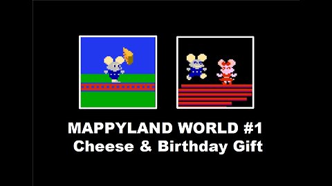 Mappy-Land (NES) World #1 Complete Walkthrough Guide: Collect Cheese to Save the Birthday Party