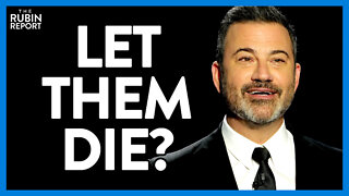 Jimmy Kimmel Suggests Letting the Unvaccinated Die & the Crowds Loves It | DM CLIPS | Rubin Report