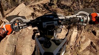 2021.5 GPX Moto TSE250R - Haven't done this singletrack before!