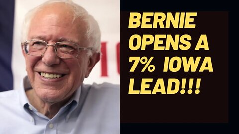 FEEL THE BERN!: Bernie Opens 7% PT Lead Ahead of IOWA Caucuses!!!