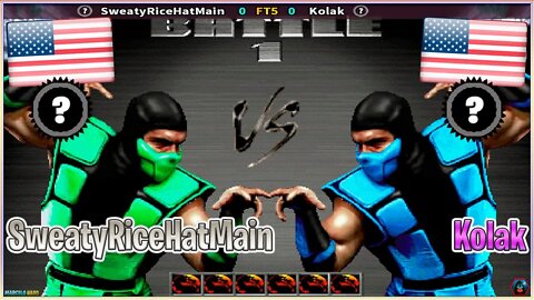 Ultimate Mortal Kombat 3 (SweatyRiceHatMain Vs. Kolak) [U.S.A Vs. U.S.A]