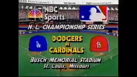 1985-10-14 NLCS Game 5 Los Angeles Dodgers vs St Louis Cardinals
