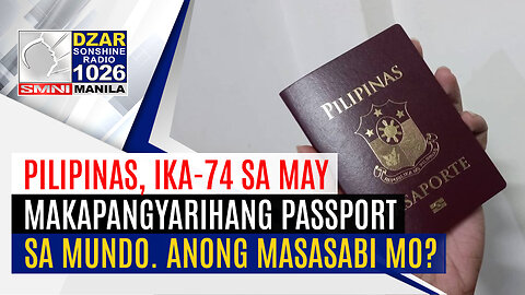 GoodMorningSonshine: Pilipinas, ika-74 sa may makapangyarihang passport sa mundo. Anong masasabi mo?