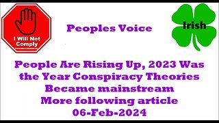 The People Are Rising Up 2023 Was the Year Conspiracy Theories Became Mainstream -06-Feb-2024