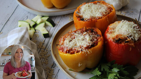 Stuffed Peppers | A healthier version of stuffed peppers