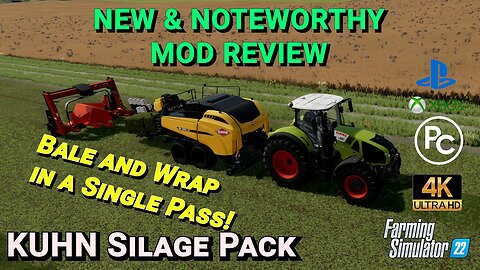 Kuhn Silage Pack | Mod Review | Farming Simulator 22