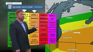 Severe storms likely Wednesday afternoon